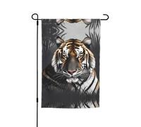 Tiger at rest Bandiera decorativa da giardino 30,5 x 45,7 cm, 100% fibra di poliestere, tessuto spesso, universale per tutte le stagioni