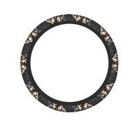 Tiger at Rest, coprivolante per auto, unisex, elastico, antiscivolo, traspirante, in seta di ghiaccio, universale, 38,1 cm, adatto per auto, SUV, camion