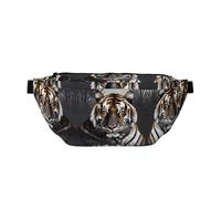 Tiger At Rest - Marsupio da corsa senza rimbalzo per cellulare, per palestra, impermeabile, con cinghia regolabile