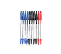 Tiger Ballpoint Pens, Black, Blue and Red