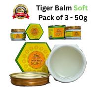 Tiger Balm Morbido Unguento Sollievo Minori Mal Dovuto A Muscolo 50g - 3 Pacchi
