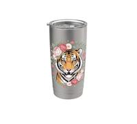 Tiger Big Cat Lover Bicchiere termico in acciaio inox doppia parete