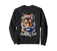 Tiger Birthday Girl Cute Zoo Theme Party Outfit Safari 6-12 Felpa