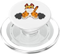 Tiger Bodybuilder Bilanciere Bodybuilding PopSockets PopGrip per MagSafe