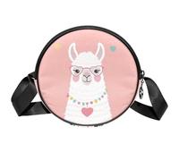 Tiger - Borsa a tracolla da donna, con scomparti e tracolla larga regolabile, Grazioso alpaca., 7x1.8 in