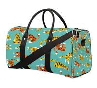 Tiger, borsone da viaggio per donne, uomini, bambini, ragazze, ragazzi, con tigre, 22,7 l, borsa a tracolla per il fine settimana, borsa a tracolla per sport, palestra, viaggi, Colore, 22.7 L,