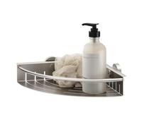 TIGER Boston Cestello Doccia angolare Grande, Acciaio Inox Spazzolato