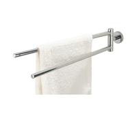 Tiger Boston Portasciugamani a 2 Bracci, Acciaio Inox Lucidato, 5 x 9,5 x 51 cm