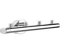 Tiger Boston Rack con Ganci Multipli, Inossidabile, Acciaio Inox Lucidato, 19.5 x 5 x 5.4 cm