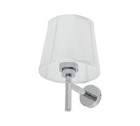 TIGER Castor Lampada per Specchiera LED, Alluminio, Acrilico, Vinile, Cromato, 16,2 x 23,8 x 19,5 cm