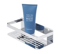 TIGER Cestello Doccia, Acciaio Inox, Cromo, Piccolo