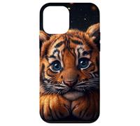 Tiger Cub Case Baby BigCat Cute Blue Eyes Wildlife Adorable Custodia per iPhone 12 mini