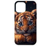 Tiger Cub Case Baby BigCat Cute Blue Eyes Wildlife Adorable Custodia per iPhone 12 Pro Max