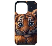 Tiger Cub Case Baby BigCat Cute Blue Eyes Wildlife Adorable Custodia per iPhone 13 Pro