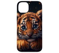 Tiger Cub Case Baby BigCat Cute Blue Eyes Wildlife Adorable Custodia per iPhone 14 Plus