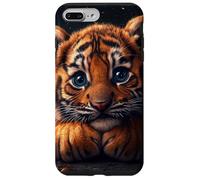 Tiger Cub Case Baby BigCat Cute Blue Eyes Wildlife Adorable Custodia per iPhone 7 Plus/8 Plus