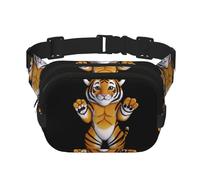 Tiger Cub - Marsupio multifunzione stampato, unisex, alla moda, per viaggi e sport