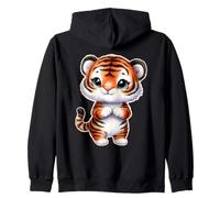 Tiger | Cucciolo di tigre Chibi Felpa con Cappuccio
