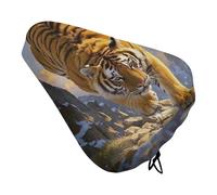Tiger Descending The Mountain Bike Coprisedile con coulisse, impermeabile, protezione solare e antipolvere, unisex