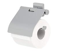 Tiger Dock Portarotolo con Coperchio, Acciaio Inox, Cromato
