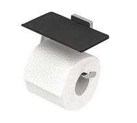 Tiger Dock Portarotolo con Mensola, Acciaio Inossidabile, Cromato, 150x85x95 mm