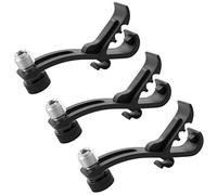 TIGER Drum Mic Clip, Morsetto per Microfono Regolabile, Confezione da 3