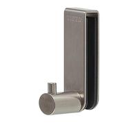 Tiger Rhino Gancio Doccia 6-8mm, Acciaio Inox Spazzolato, 16 x 6,1 x 3,7 cm