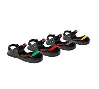 Tiger-Grip VISITOR INTEGRAL copriscarpe di sicurezza, negro, large (42-44, rojo), punta de protectión, antiscivolo
