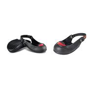 TIGER-GRIP Visitor, Scarpe di Sicurezza da Uomo, Misure 39-43 Unisex-Adulto, Nero, 39/43 EU & Copriscarpe XL