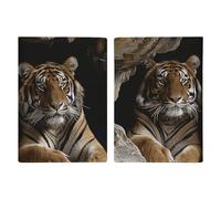 Tiger in Cave, custodia per passaporto, porta carte d'identità, porta passaporti, da viaggio, per donne e uomini