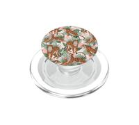 Tiger in Tropical Palms Safari Theme PopSockets PopGrip per MagSafe