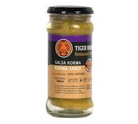 Tiger Khan -Salsa Korma indiana leggermente piccante - Senza glutine - 340 ml.