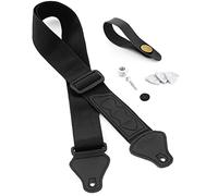 Tiger kit tracolla ukulele nero con plettri e accessori