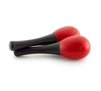 TIGER MAR28-RD Maracas Ovali per Bambini, Strumento a Percussione Shaker, Colore Rosso, Una coppia