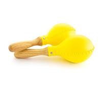TIGER MAR77-YE Maracas con Manici in Legno - Coppia