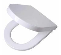 Tiger Memphis Sedile per WC, Acciaio Inox, Duroplast, Bianco, 36 x 5,5 x 45 cm