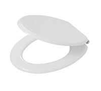 Tiger Mississippi Sedile per WC, Acciaio Inox, Bianco, 37 x 5,3 x 45,5 cm