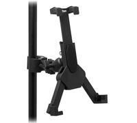Tiger Morsetto professionale per supporto per tablet e iPad, per microfono, robusto e sicuro, giunto sferico girevole a 360°, angolo regolabile, espandibile, per dispositivi ad ampia gamma, attacchi