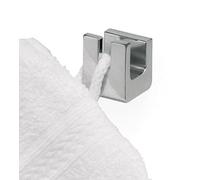 Tiger Ontario - Gancio Autoadesivo in Alluminio, Acciaio Inox e zamak, 4 cm, Superficie cromata