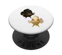 Tiger Oscar - Coppia di pesci esotici realistici per ciclidi acquatici PopSockets PopGrip Adesivo