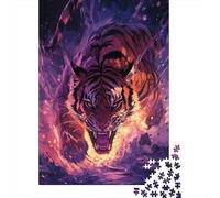 Tiger Puzzle 1000 Pezzi Premium, Mappa Concettuale Tattile, Esperienza Unificante, Regalo Iconico 1000pcs (75x50cm)