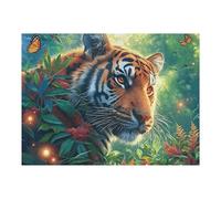 Tiger Puzzle 500 Pezzi Sfida Impossibile Esperti Vibrant Fantasy Animals Rompicapo Estremamente Difficile Per Veri Appassionati Stimolo Intellettuale Regalo 500 PCS