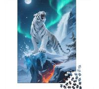 Tiger Puzzle Da 1000 Pezzi, Geometria Dinamica, Attività Catartica, Opera Da Esporre 1000pcs (75x50cm)