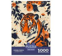 Tiger Puzzle Giochi 1000 Pezzi Regalo Per Amore E Amico Arte Animal Puzzle Adulti Foto 70x50cm/1000pcs
