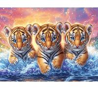 Tiger Rompicapo 1000 Pezzi Per Regalo Di Anniversario Cartone Rigido Per Coppie Magical Cosmic Creatures Incastro Perfetto Per Serate in Casa Edizione Esclusiva Da Passatempo 1000 PCS/75x50cm