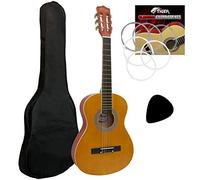 TIGER - Set Chitarra 1/2 da Concerto, colore Naturale | CLG2-12 - Chitarra spagnola 1/2 con accessori, ideale per principianti, design confortevole per bambini e principianti