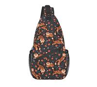 Tiger Sling Bag Casual Crossbody Spalla Zaino Cool Chest Daypack per Ragazzi Sport Escursionismo Viaggi