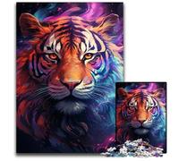 Tiger_Spirit_colorf Puzzle da 1000 pezzi per adulti Puzzle impossibili per adulti Ideale come decorazione fai da te e regalo rompicapo 1000 pezzi (38x26 cm)