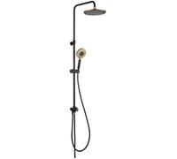 Tiger Splash Akcent Rainfall set doccia a parete nero 1715045646