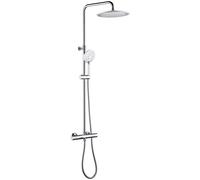 Tiger Splash Akcent set doccia a parete con termostato cromo-bianco 1715140146